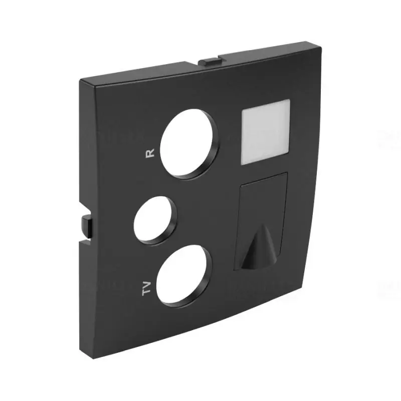 90770_TPM 21544, 21545 Multimédia aljzat fedlap, fekete, Elko Ep Akció