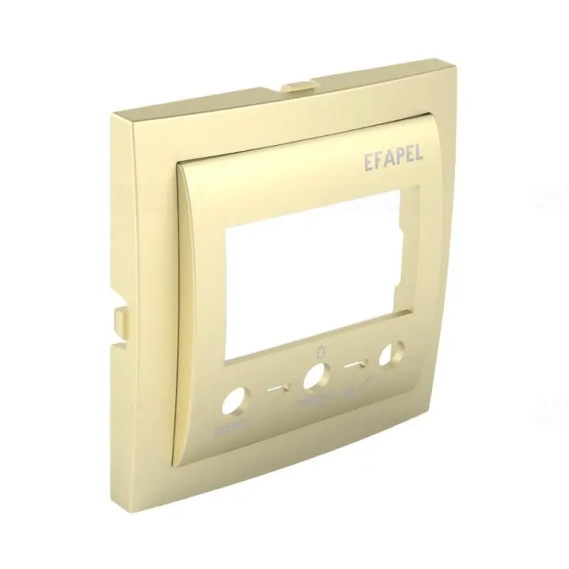 90749_TDU Termosztát fedlap, arany, Elko Ep Autentikus