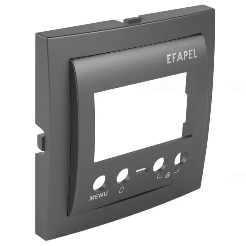 90748_TIS Termosztát fedlap, szürke, Elko Ep Biztonságos fizetés