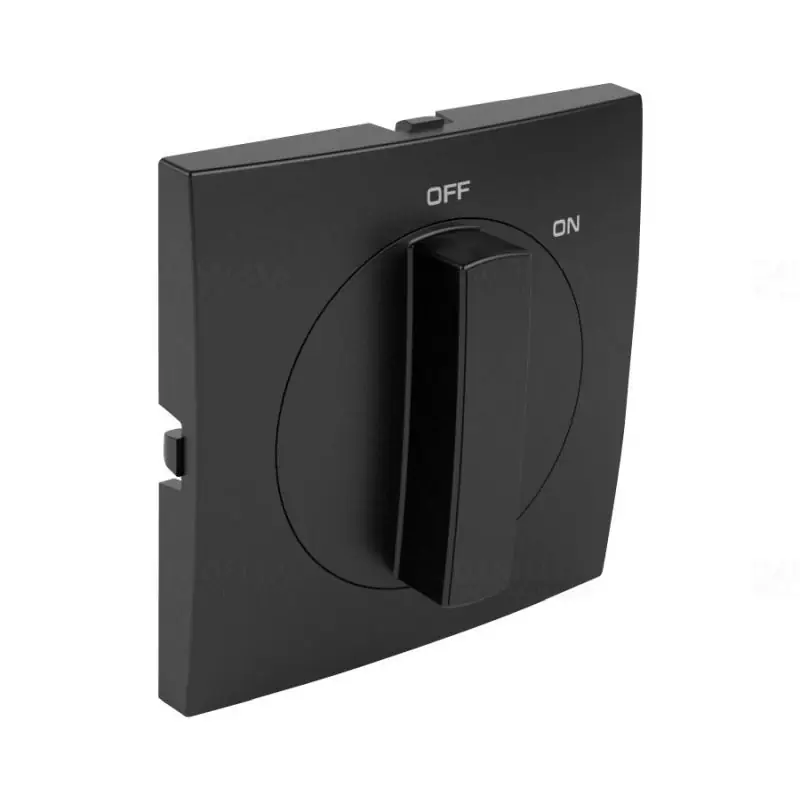 Expressz szállítás 90762_TPM Fedlap forgócsapos kapcsolóhoz fekete, Elko Ep