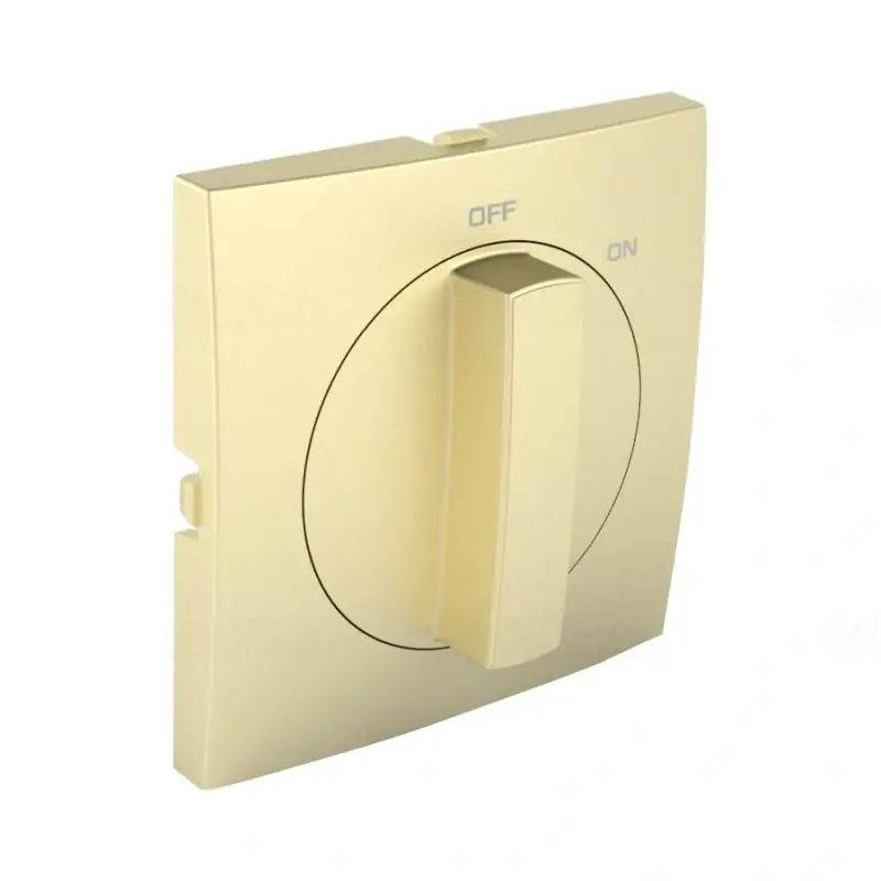 90762_TDU Fedlap forgócsapos kapcsolóhoz arany, Elko Ep Kiárusítás