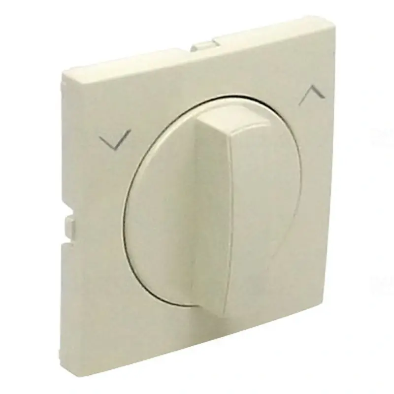 90761_TMF Fedlap forgócsapos nyomógombhoz, fel/le jellel elefántcsont, Elko Ep Kiárusítás