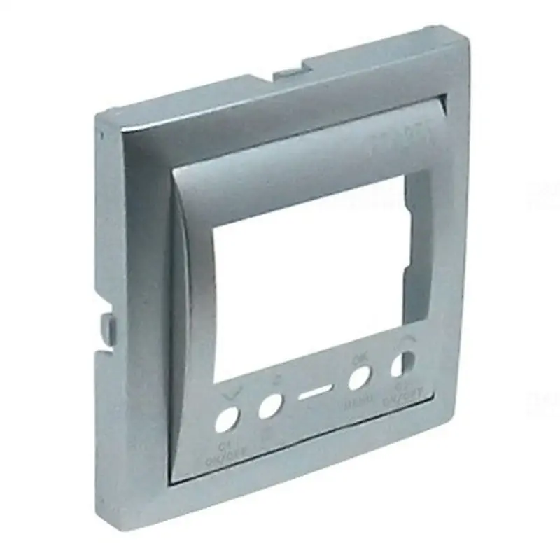 90744_TAL Fedlap kétcsatornás digitális kapcsolóórához alumínium, Elko Ep Kedvezmény