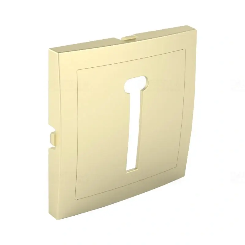 90718_TDU Fedlap T8 francia telefon csatlakozóaljzathoz arany, Elko Ep Prémium