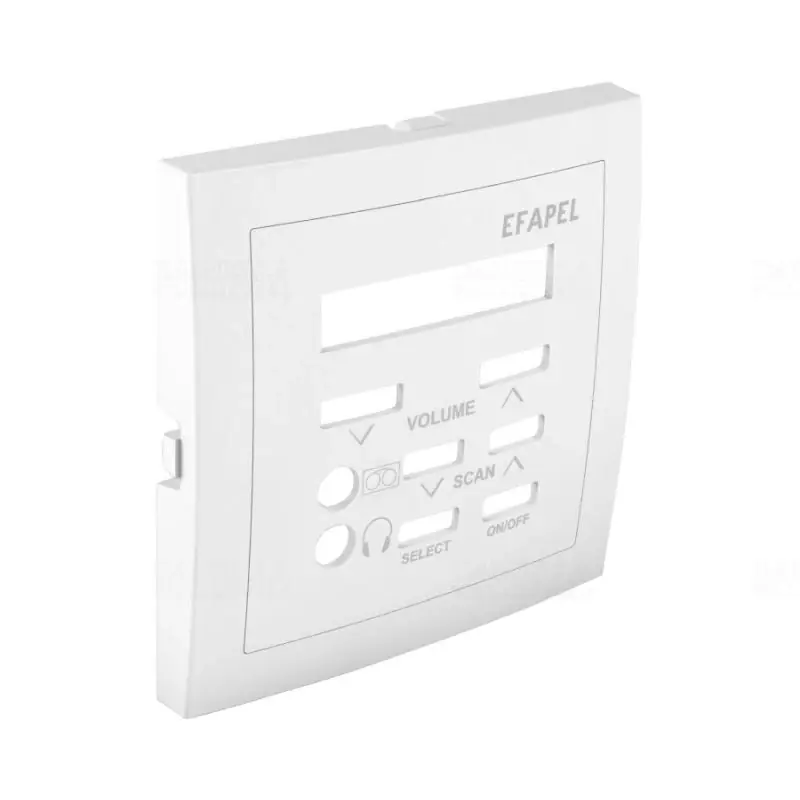 90709 TBR Fedlap 21379 vezérlőegységhez, fehér, Elko Ep Prémium