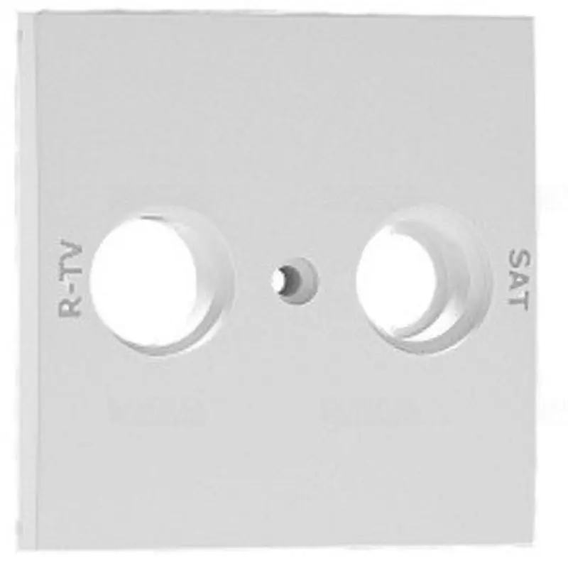 90686_TIS Fedlap R-TV/SAT csatlakozóhoz, szürke, Elko Ep Kiárusítás