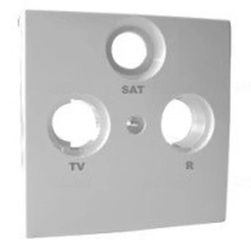 90684_TMF Fedlap R-TV-SAT csatlakozóhoz, elefántcsont, Elko Ep Rendeld meg most