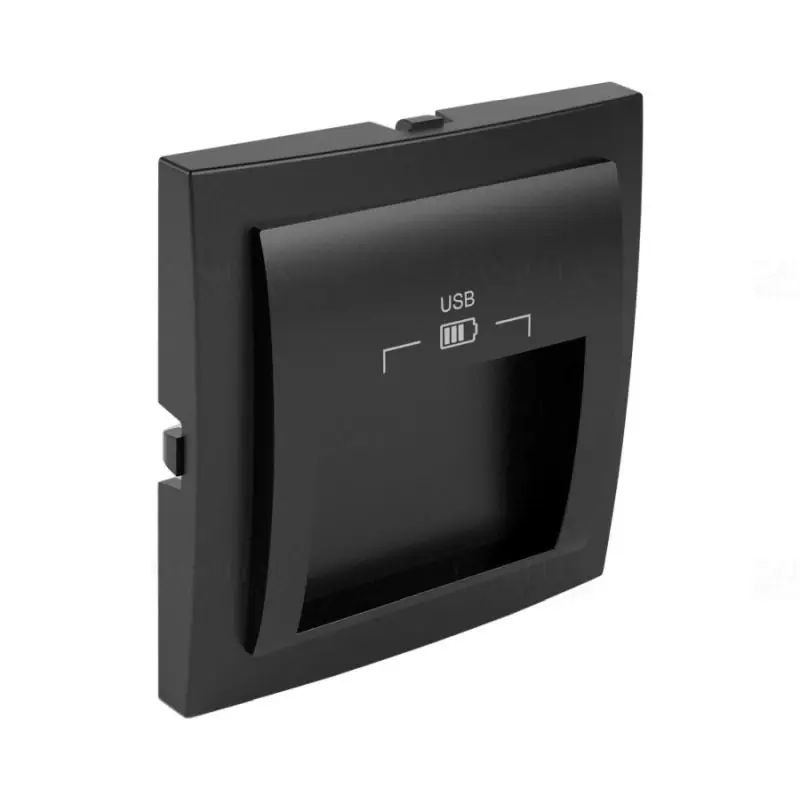 Prémium 90673_TPM USB aljzat fedél, fekete, Elko Ep