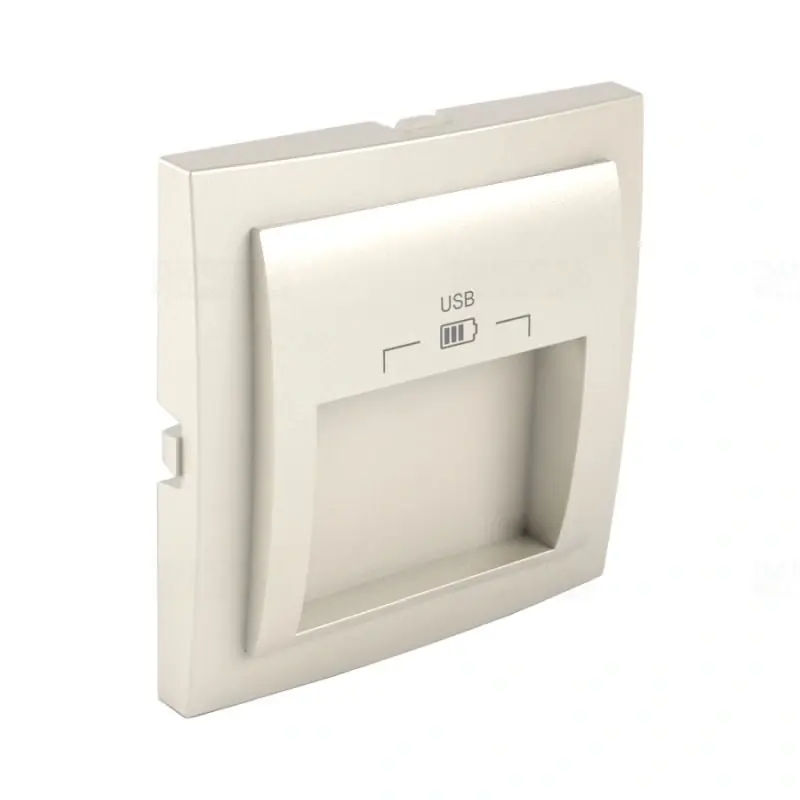 Gyors szállítás 90673_TPE USB aljzat fedél, gyöngyház, Elko Ep