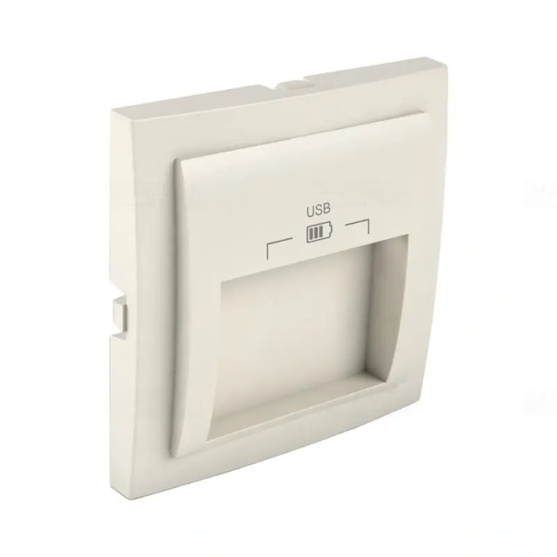 Korlátozott ajánlat 90673_TMF USB aljzat fedél, elefántcsont, Elko Ep