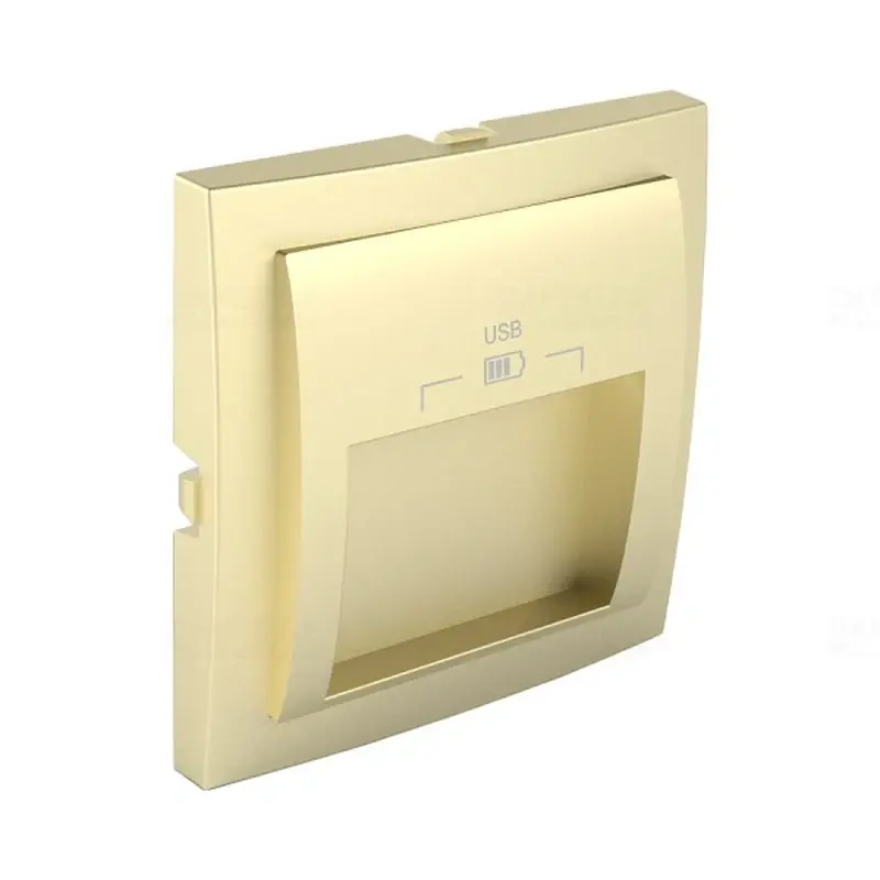 90673_TDU USB aljzat fedél, arany, Elko Ep Népszerű