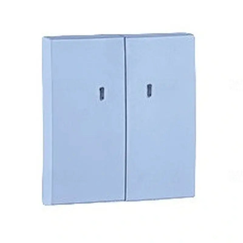 Újdonság 90615_TAL Dupla billentyű jelzőfényes mechanizmushoz, alumínium színű, Elko Ep