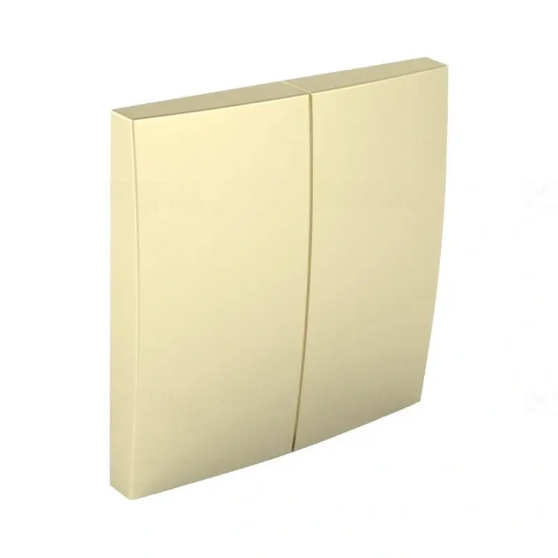 90614_TDU Dupla billentyű kétfunkciós mechanizmushoz, arany színű, Elko Ep Ajánlat