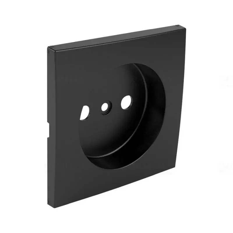 90621_TPM Fedlap egyfázisú csatlakozó aljzathoz fekete, Elko Ep Ajánlat