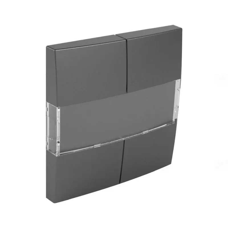 90600 TIS Fedlap négypólusú kapcsolóhoz, szürke, Elko Ep Akció