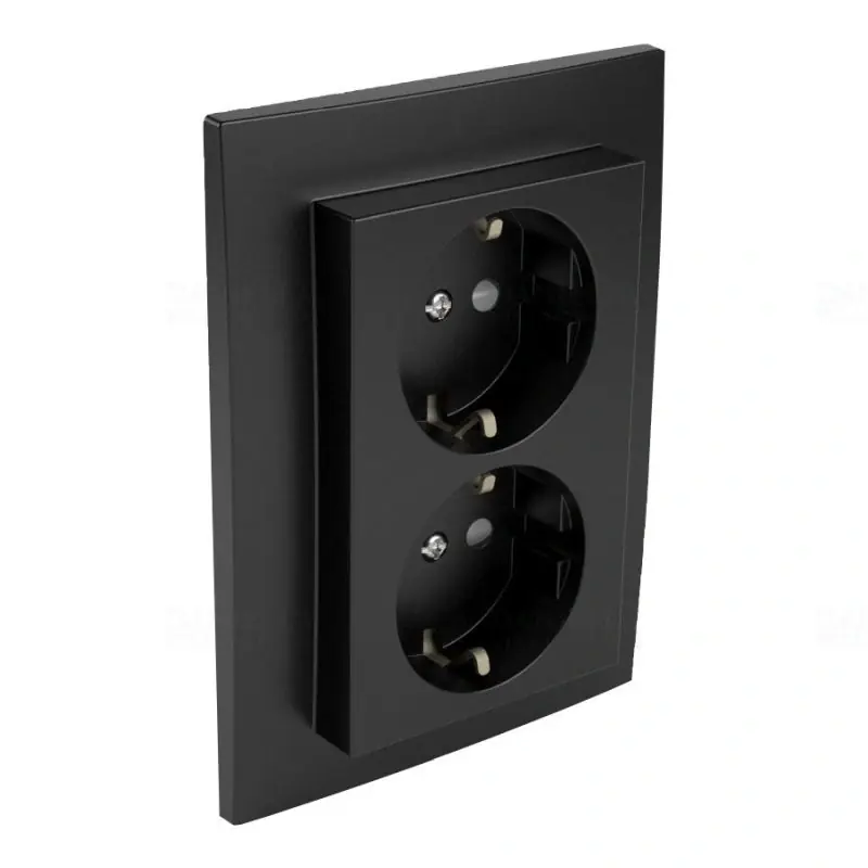 90332_CPM gyerekzáras dupla dugalj, fekete, Elko Ep Kiváló minőség