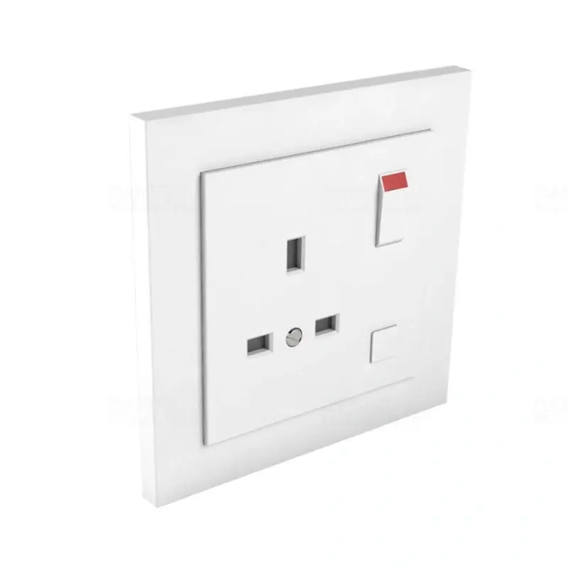 Akció 90184_CBR Komplett csatlakozóaljzat (brit típusú) fehér, Elko Ep