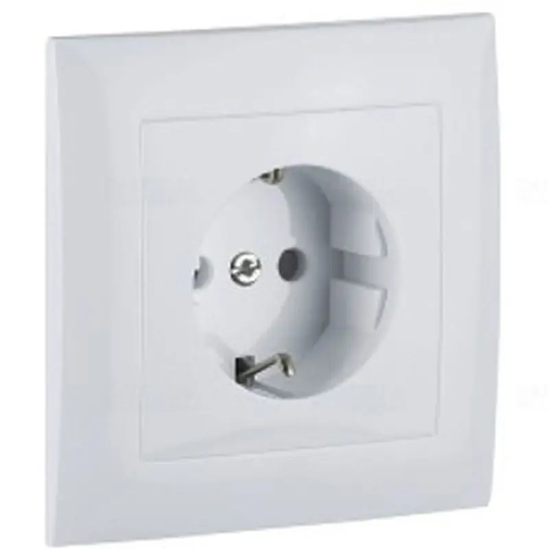 Csak ma 90138 CBR Komplett Schuko gyerekzáras dugalj, fehér, Elko Ep