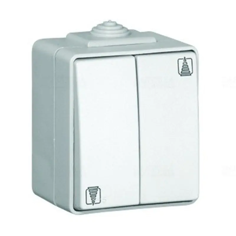 Ajánlat 48281 CCZ IP65 Redőny nyomógomb, elektronikus retesszel,szürke, Elko Ep