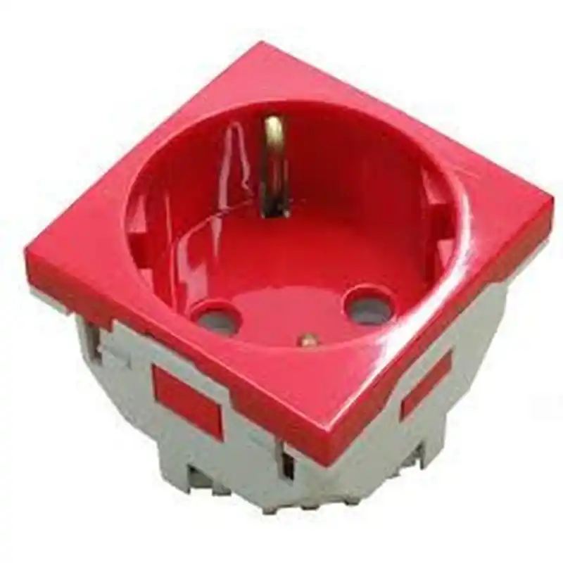 Utolsó esély 45131 SVM Quadro - Schuko dugalj, piros, Elko Ep