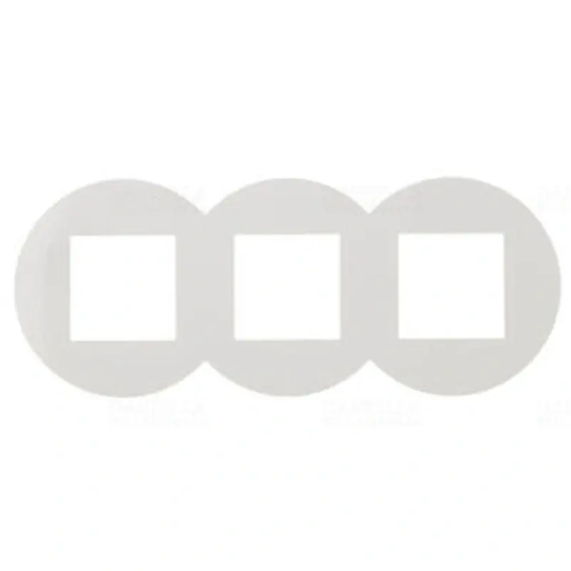 Újdonság 45931_TBM Kör hármas keret, matt fehér színű, Elko Ep