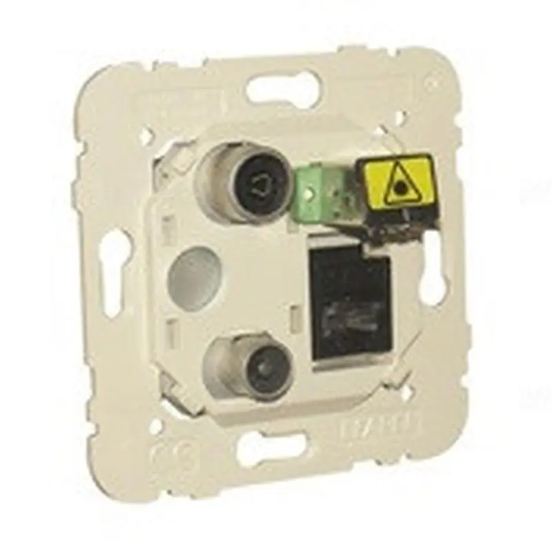 Kedvezmény 21535 Multimédia aljzat R-TV-DAT végponti + CAT6 UTP + FO-SC-APC, Elko Ep