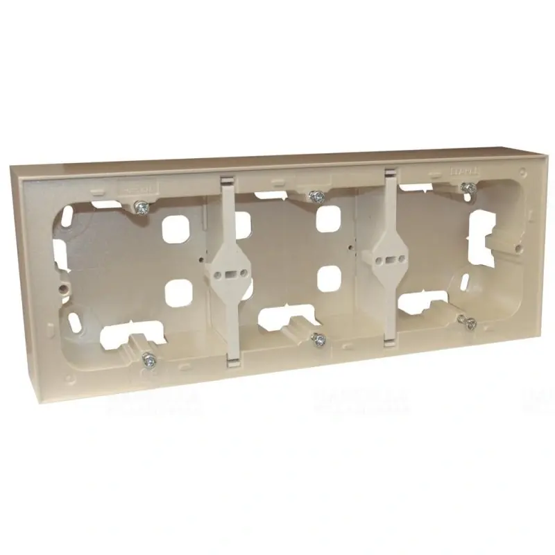 Népszerű 10995_APE Hármas kiemelő keret, gyöngyház színű, Elko Ep