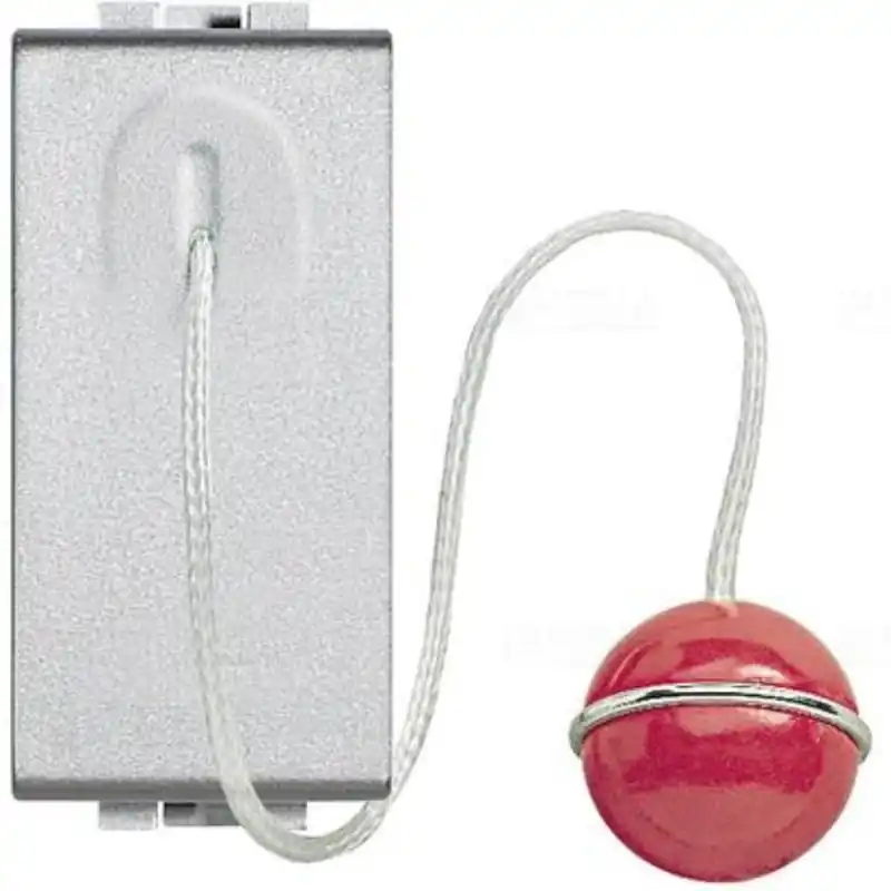 BTICINO Light Tech 1pólusú nyomó húzózsinórrall NT4033 Eredeti