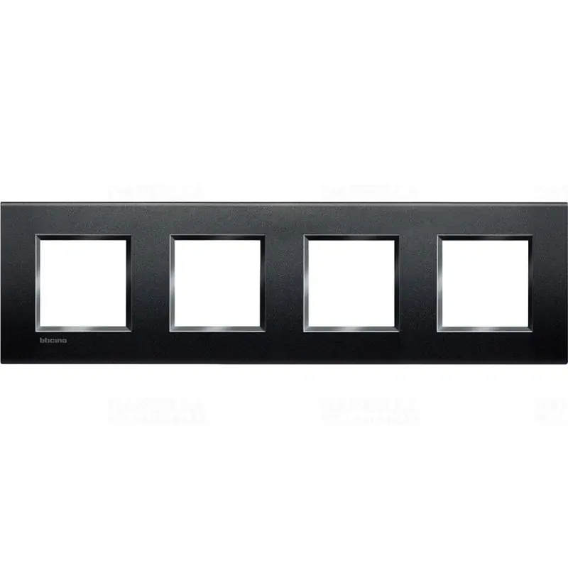 Korlátozott ajánlat BTICINO LL takarókeret 2+2+2+2m antracit LNA4802M4AR