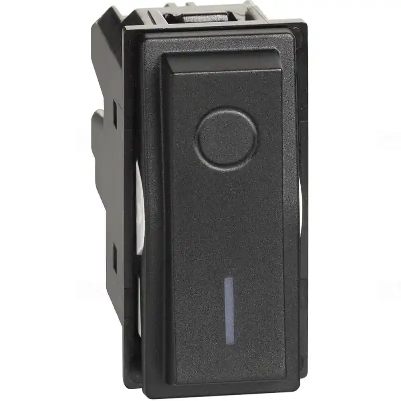 Akció BTICINO LivingNow 2P kapcsoló 16A fekete KG4002