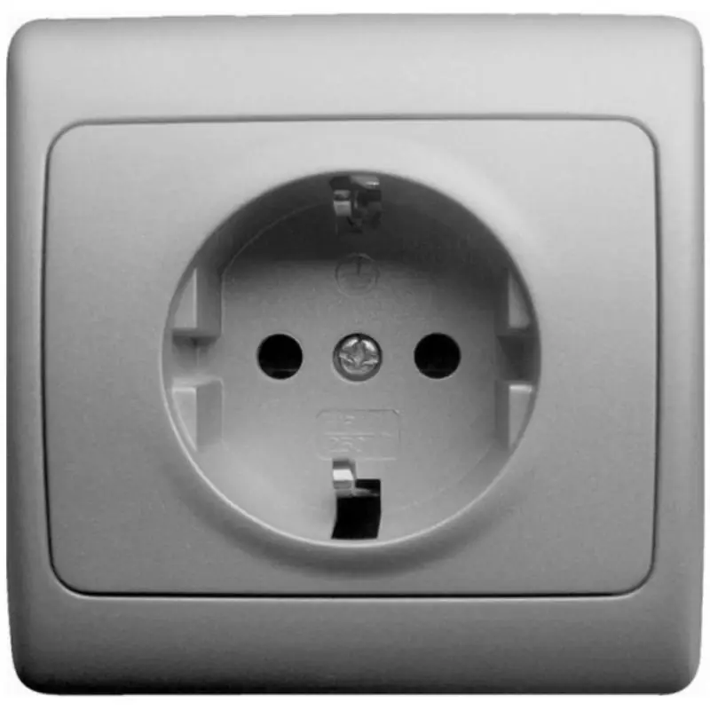 Alacsony ár Olympic földelt dugaszolóaljzat,(GYV) biztonsági zsalus, sötétszürke 321043