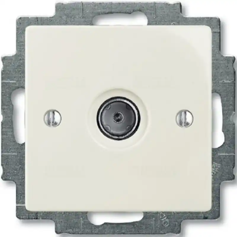 Biztonságos fizetés Basic55 1743-01-92-507 TV aljzat keret nélkül, krém 2CKA001724A4280 ABB