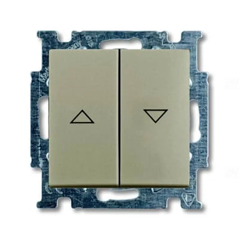 ABB 2026/4UC-93 Redőnykapcsoló, nyomó, 10A, 250V, Basic55, pezsgő 2CKA001413A1094 Csak ma