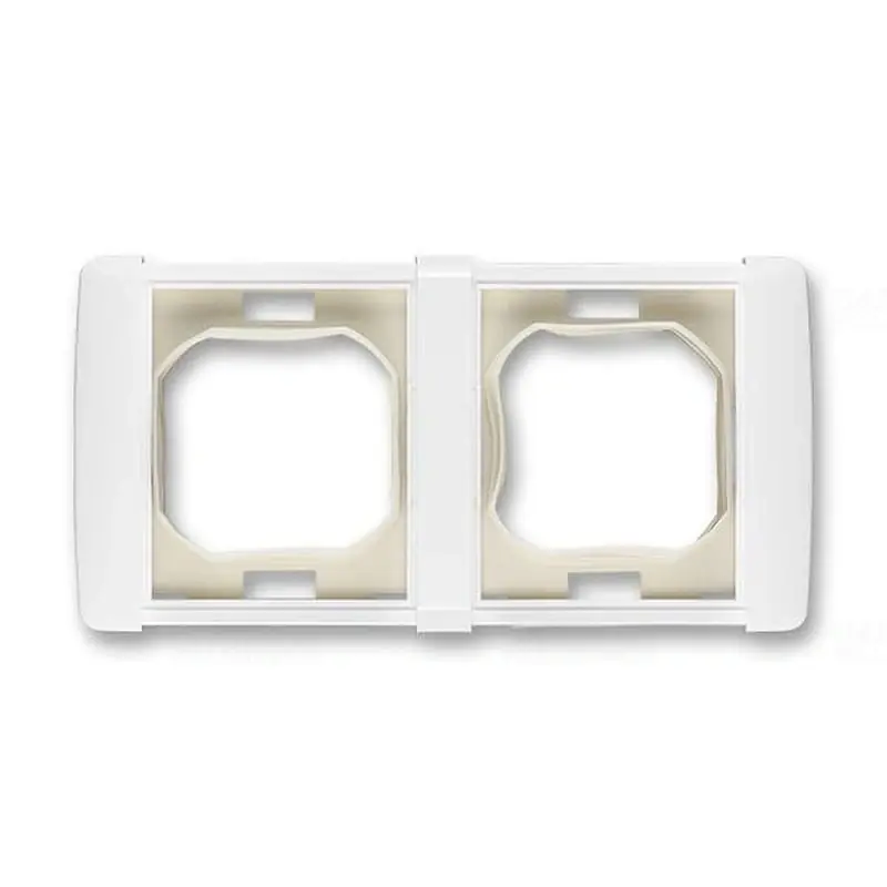 Újdonság ABB 2-es keret, vízszintes, IP44, Element, fehér 2CHE010942A4500
