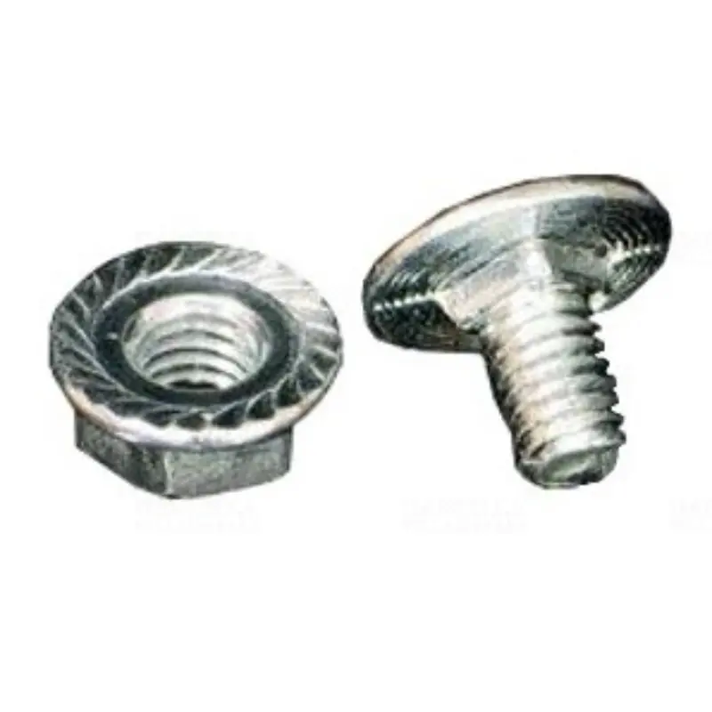 Népszerű Kábeltálca csavarM6x10 + önzáró anya (kapupánt csavar) tűzálló galvanizált, NSM 6X10 ZNCR Kopos