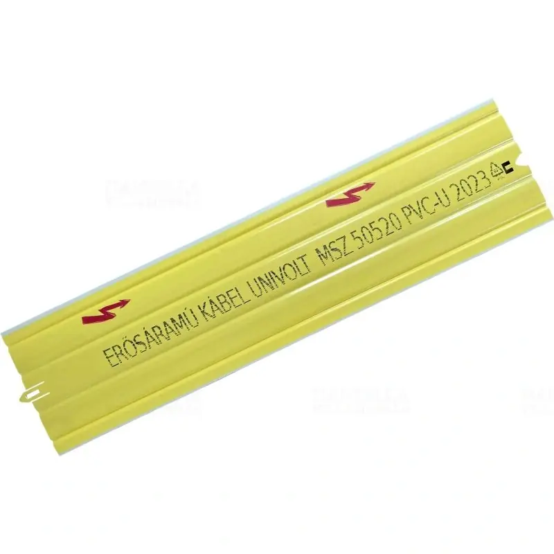 Kábelfedlap KPL 200/1m PVC 103161 magyar felirattal (Erősáramú Kábel) Univolt Újdonság