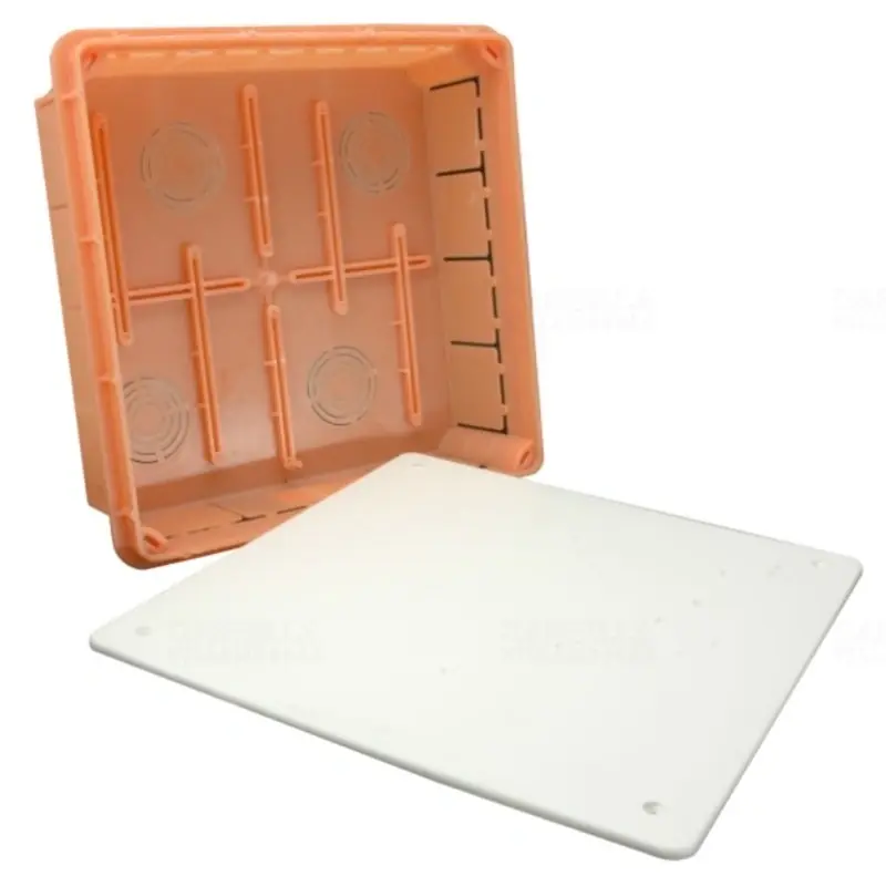 Süllyesztett kötődoboz 200x200x70 LAVA line Belső méret: 196x196x68,5 Pp/t-9 (400708) SEZ Népszerű