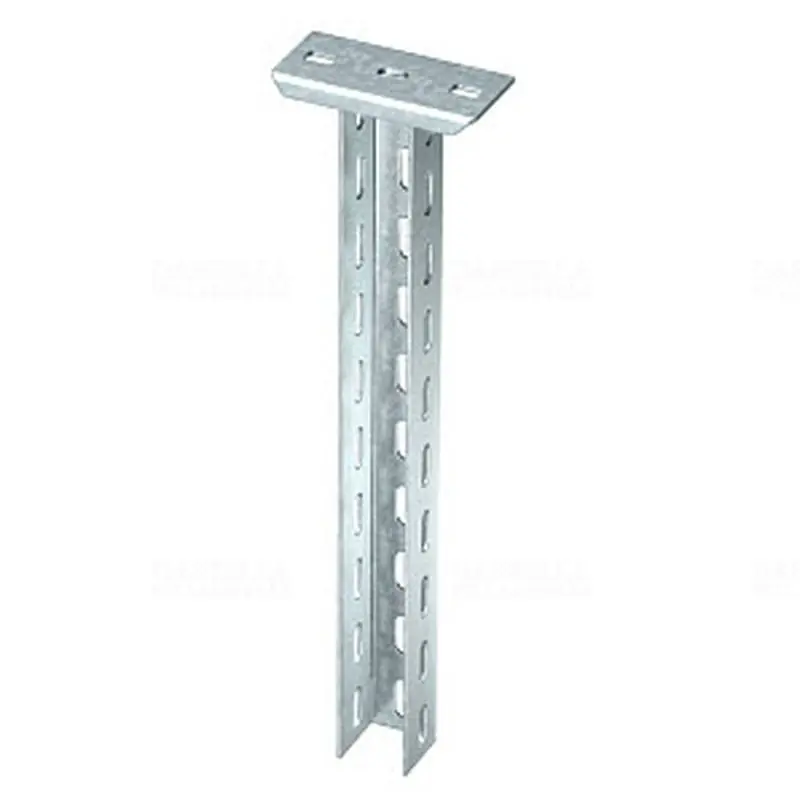 Biztonságos fizetés OBO US 5 K 60 FT függesztő oszlop ráhegesztett fejlemezzel 50x50x600 6341578 FT merítetten tűzihorganyzott, DIN EN ISO 1461