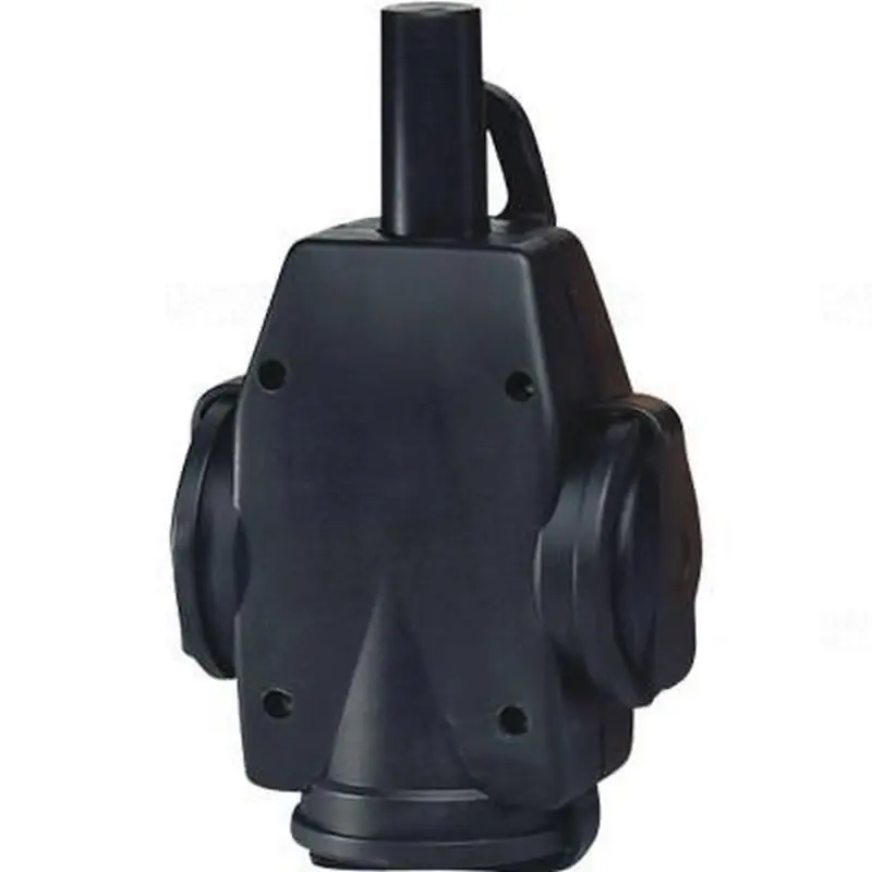 Hármas lengő gumi dugalj, fekete, ABL 1473-190 IP20 Ajánlat