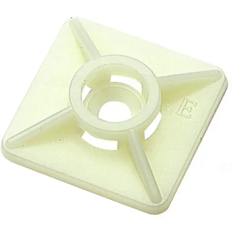 Csak ma Kábelkötegelő talp 19x19 /3,6 natúr, 4oldalt fűzhető, csavarozható, öntapadós 1289200000 Weidmüller