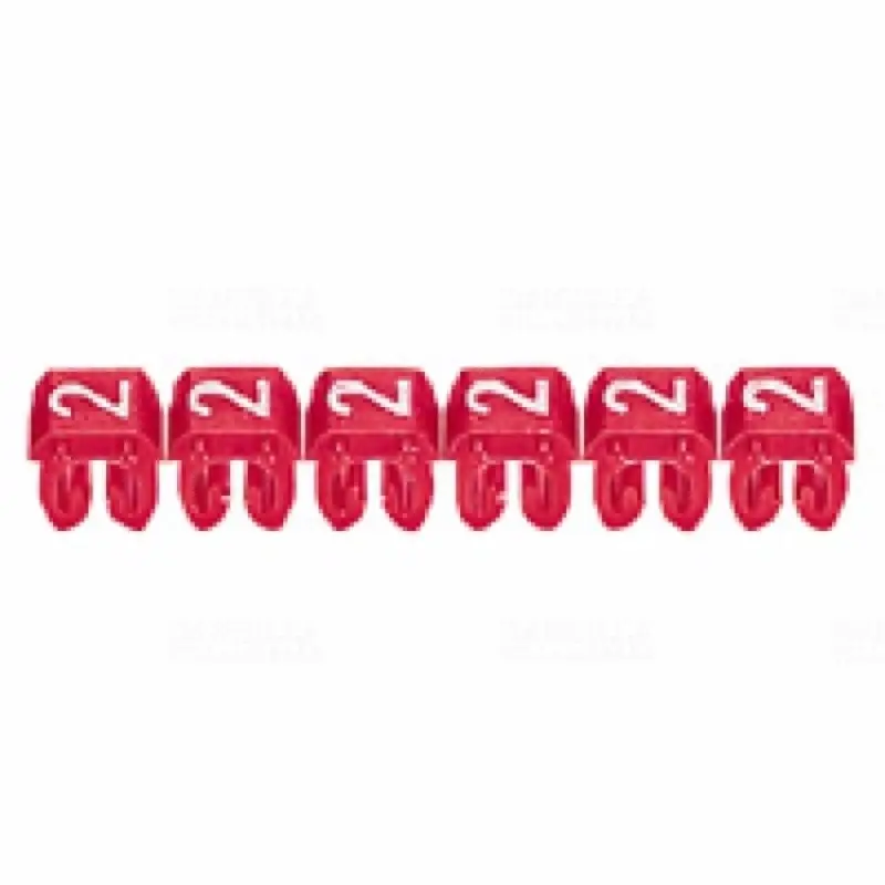 Biztonságos fizetés Legrand 038212 CAB3 0,5-1,5mm2 2 Jelölő piros