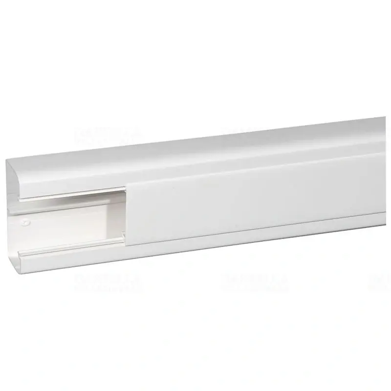 Ajánlat Legrand 010424 DLP 50x105 univerzális kábelcsatorna 65mm hajlékony fedéllel, válaszfal nélkül Program Mosaic szerelvényekkel szerelhető, 2m, fehér