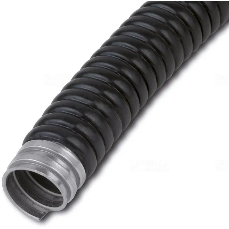 Fém gégecső műanyagköpennyel36/29,2mm DE331S 2925M fekete, SG-S-P 035017 Univolt Újdonság