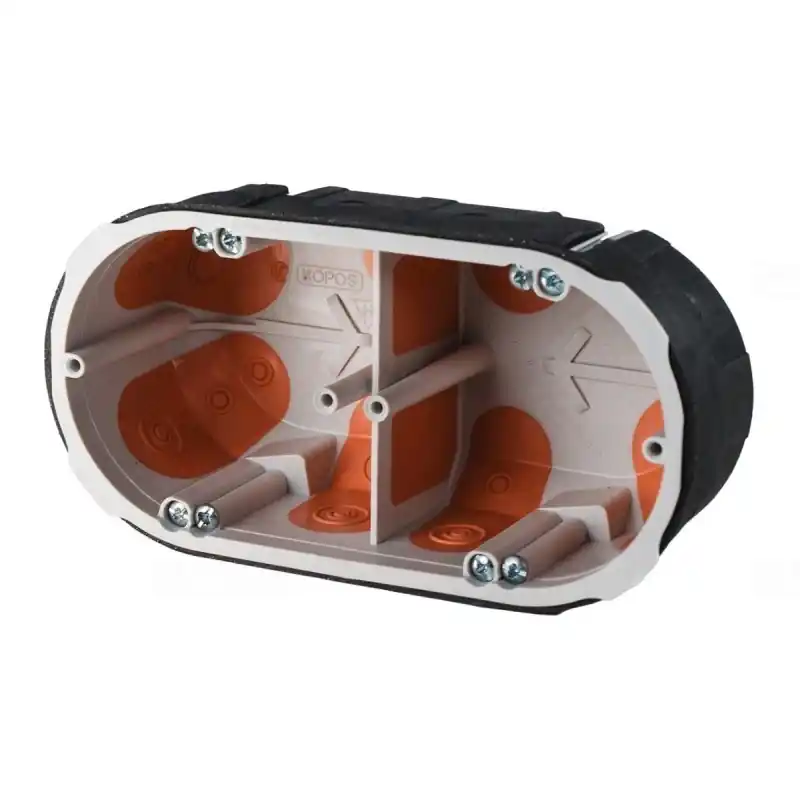 Ingyenes szállítás Gipszkarton doboz 2-es,d73mm, 53mm mély,tűzálló KPZ 68-50/2 PO Kopos