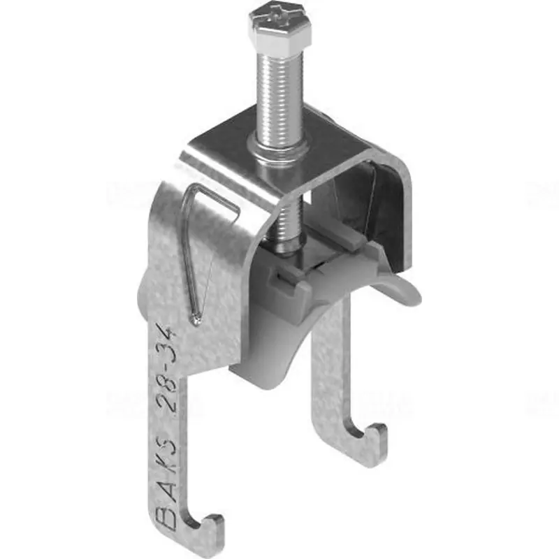 BAKS UKZP1/40-46 kengyeles bilincs cinkpehely bevonat 1 kábel részére műanyag nyomóvályúval 40-46mm 425871 Eredeti