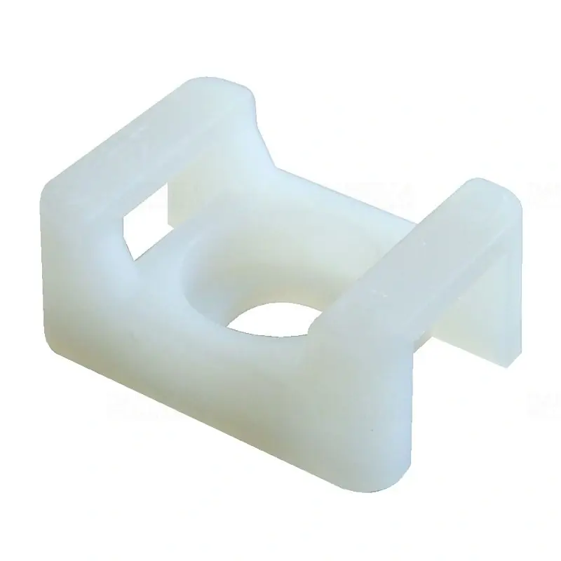 Újdonság Kábelkötegelő talp 16x23 /9,0 fehér, csavarozható CSTALP-2 Tracon