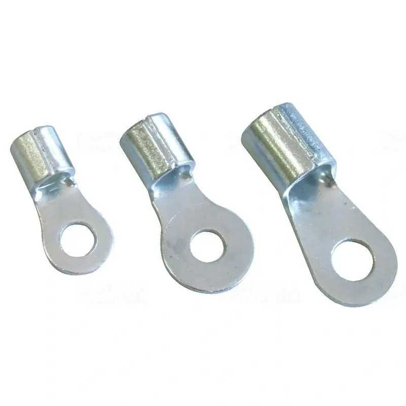 Kiváló minőség Szigeteletlen szemes saru ónozott elektrolitréz 70mm2 M6 d1=13,3mm d2=6,4mm SZ70-6