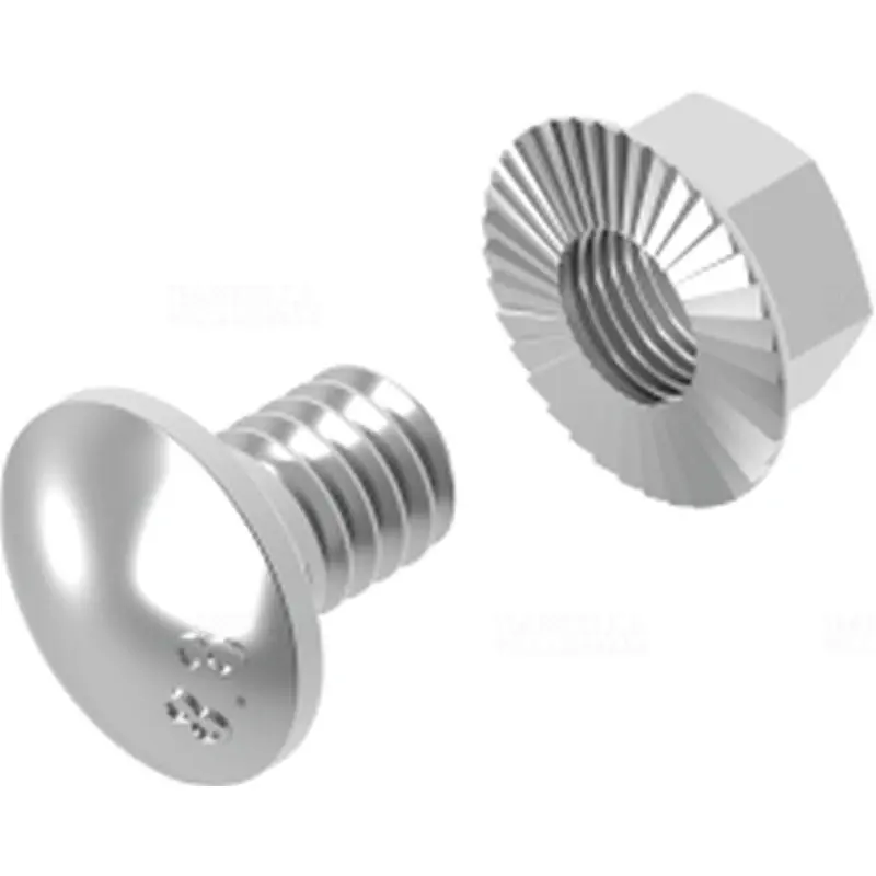 Autentikus BAKS SGKFM8x14 (STD) lencsefejű csavar + anya 651541