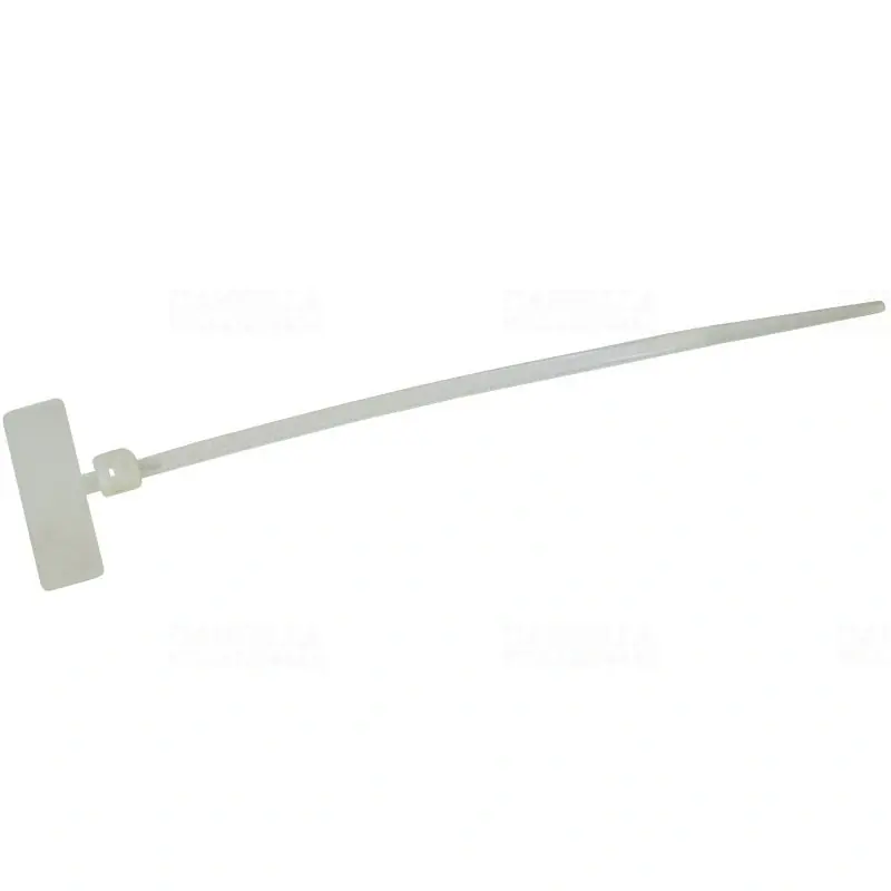 Kábelkötegelő110x2,5 fehér, feliratozható 120J Tracon Ingyenes szállítás