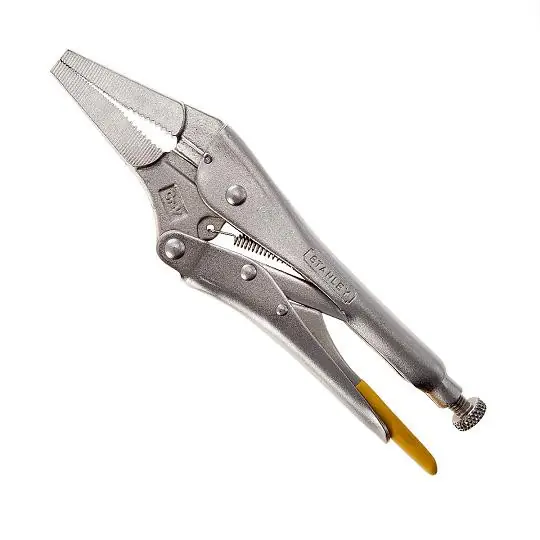 Utolsó esély Stanley patentfogó hosszú pofás 215mm